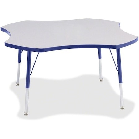 Jonti-Craft TABLE, FOUR LEAF, 48in, GY/BE JNT6453JCA003